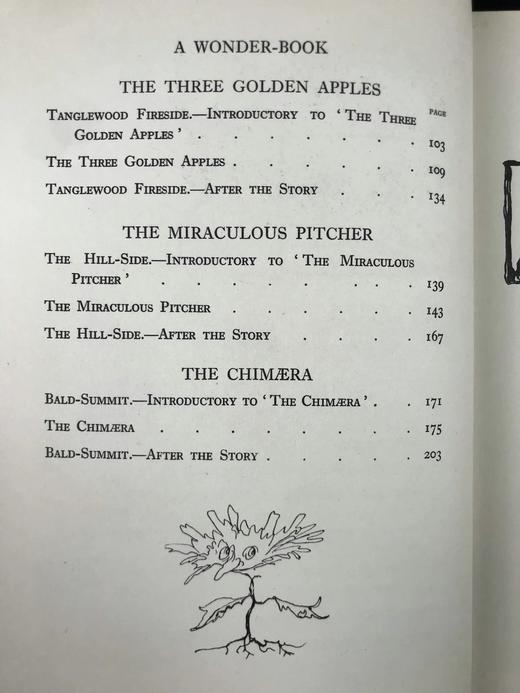 约20世纪早期 霍桑《神奇故事集》 鬼才拉克姆24幅手工贴图 漆布精装16开 商品图5