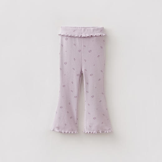 马克珍妮碎花满满女童弹弹微喇裤2026年春装新款560086 商品图2