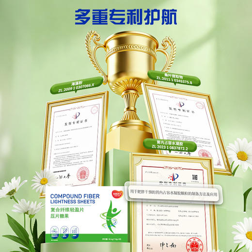 安科优儿I胃内占容 复合纤维轻盈片 饱饱片独立包装饱腹感 安科生物旗下 商品图1