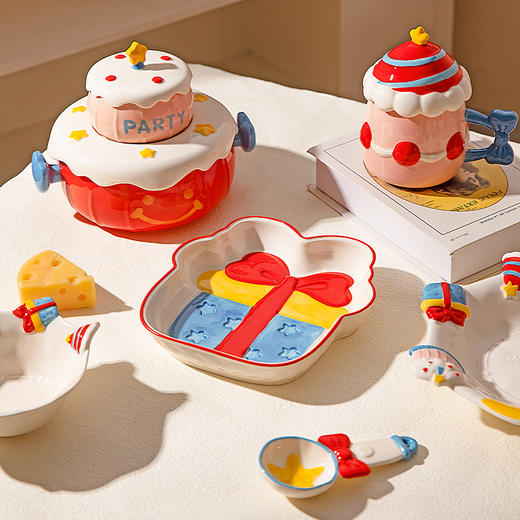 摩登主妇生日礼物女生送闺蜜漂亮餐具套装碗盘筷家用新婚乔迁礼盒 商品图1