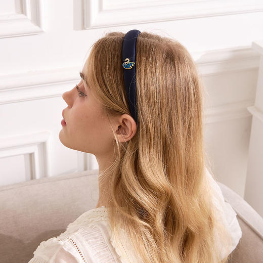 大英博物馆 天鹅棋盘系列 天鹅之梦 蓝色发箍 商品图1