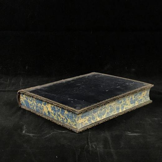 约20世纪早期 夏尔丹与弗拉戈纳尔传 16幅彩色插图 全真皮精装32开 商品图1