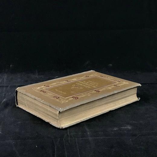 1892年 十九世纪诗人作品集 145幅版画插图 漆布精装32开 商品图1