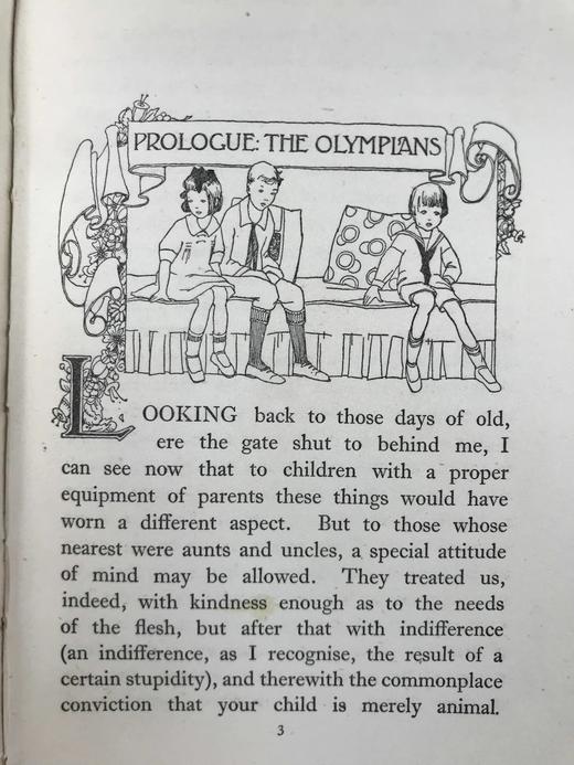 1921年 格雷厄姆回忆录故事集《黄金时代》 洛伊丝·伦斯基4幅彩色手工贴图 漆布精装32开 商品图8