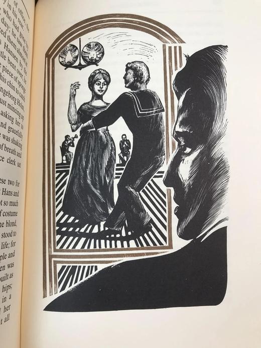 限量版！含藏书票 托马斯・曼《托马斯・曼：五个故事》 配插图 富兰克林图书馆豪华皮装本 商品图11