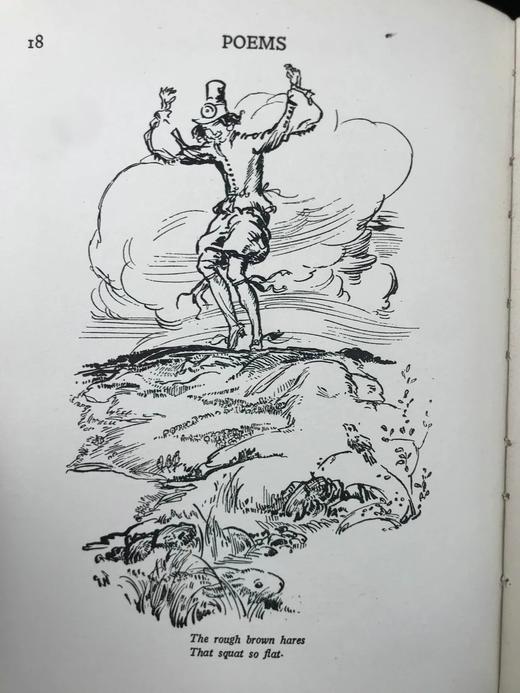 约20世纪早期 欢乐街诗集 多位艺术家绘制精美插图 精装32开 商品图9