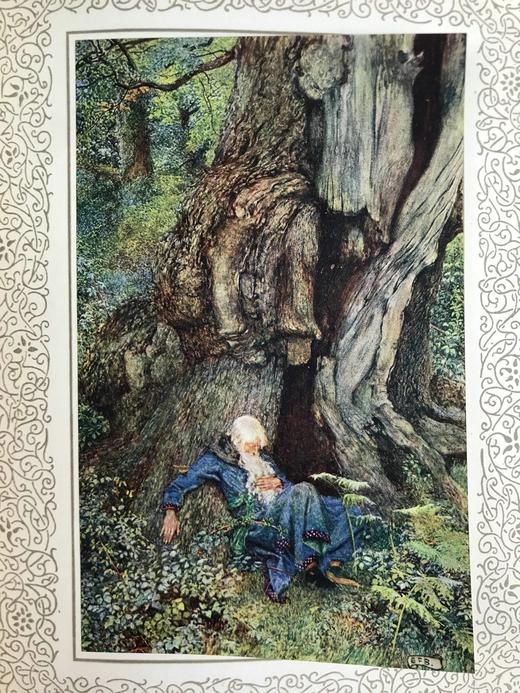 约20世纪早期 丁尼生《国王叙事诗》 约20幅彩色手工贴图 漆布精装16开 商品图10