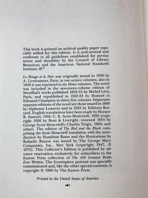 司汤达《红与黑》配多幅精美彩色插图 豪华皮装 商品图3