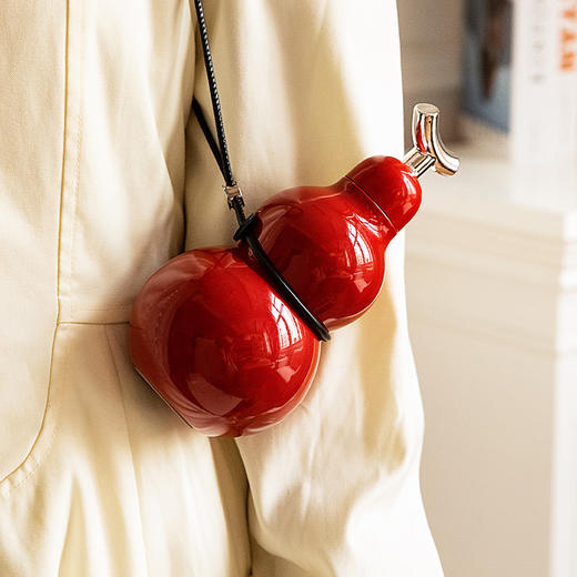 摩登主妇葫芦保温杯本命年新年马年礼物杯子吸管水杯小巧便携水壶 商品图3