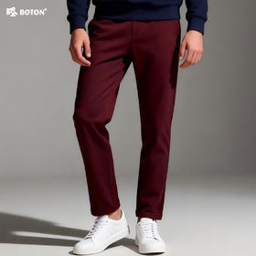 【第2件半价！尾货清仓不退换】波顿男士斜袋休闲长裤ME125315
