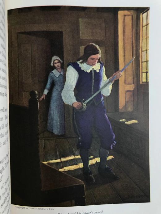 1927年 马里亚特《新森林的孩子们》 9幅彩色插图 漆布精装18开 商品图6