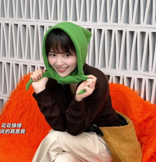 老米优品🎈秋冬韩系氛围感！ 《100%澳洲羊毛三角巾》慵懒感十足简约针织围脖，质感软糯舒适围巾，暖和护脖围巾日韩甜美百搭毛线围脖L 商品图11