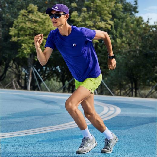 果凡速干衣户外登山无缝压胶跑步透气速干跑步健身冰爽跑步短袖t恤GTD11229 商品图2