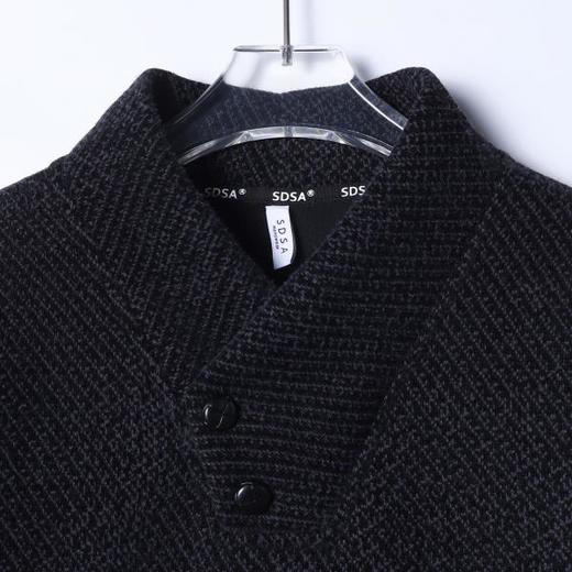 26WY05SDSA男士秋冬新款痞帅男装老钱风简约设计师V领卫衣宽松百搭上衣 商品图2