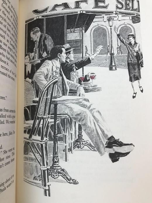 限量版！欧内斯特・海明威《太阳照常升起》 配插图 富兰克林图书馆豪华皮装本 商品图10