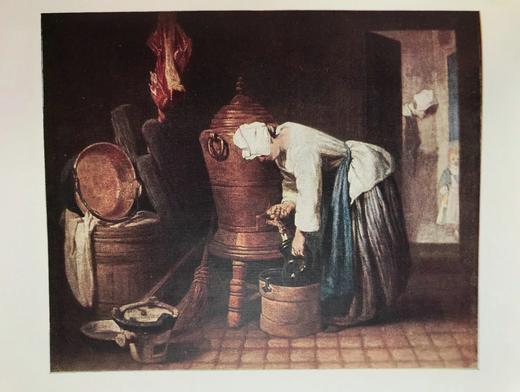 约20世纪早期 夏尔丹与弗拉戈纳尔传 16幅彩色插图 全真皮精装32开 商品图5