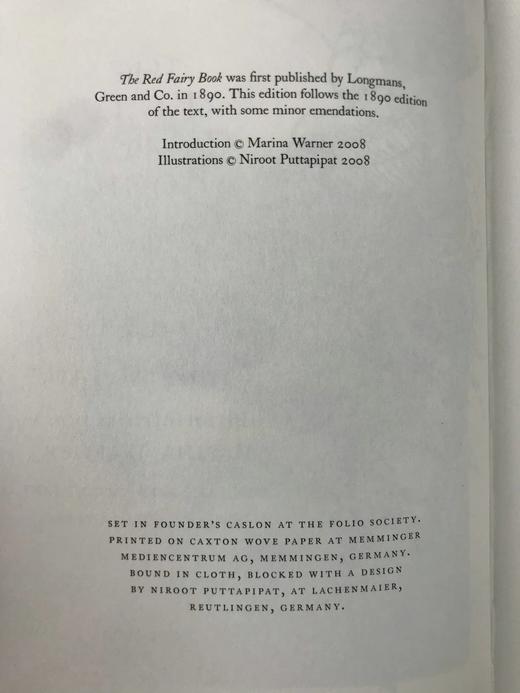 安德鲁·朗格《红色童话书》 16幅彩色插图 弗里欧书社函装本 商品图4