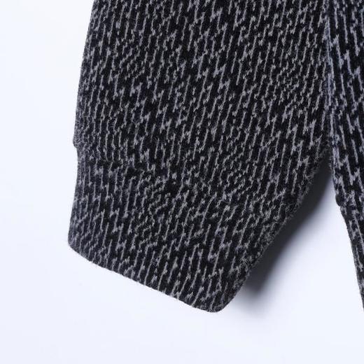 WY1573SDSA男士秋冬新款痞帅男装潮牌撞色波浪线V领卫衣百搭时尚上衣 商品图4