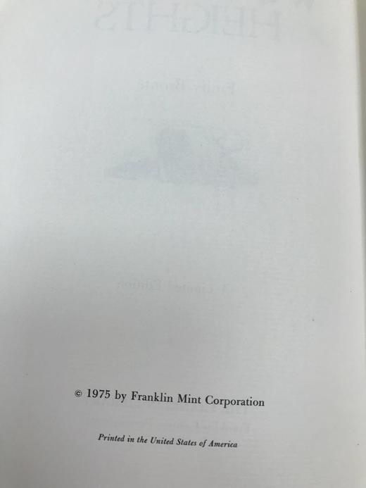 限量版！含藏书票 艾米莉・勃朗特《呼啸山庄》 配插图 富兰克林图书馆豪华皮装本 商品图4