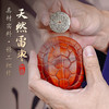 天然雷击枣木富甲天下手把件挂件木雕龟壳三个铜钱 商品缩略图4