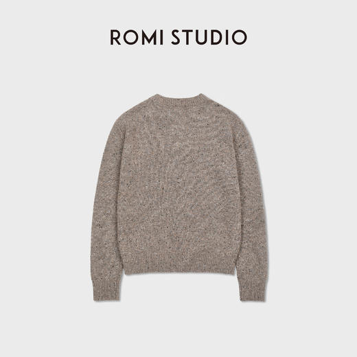 ROMI STUDIO“花纱羊毛混纺三件套”羊毛宽松圆领针织衫 RWDSST1931 商品图4