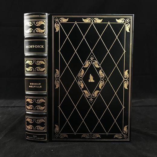 限量版！含藏书票 赫尔曼・梅尔维尔《白鲸》 配插图 富兰克林图书馆豪华皮装本 商品图0