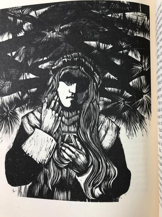 限量版！纳撒尼尔・霍桑《红字》 配插图 富兰克林图书馆豪华皮装本 商品图6