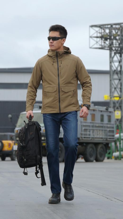 【龙牙上新】龙牙隐之风岩战术通勤直筒牛仔裤 商品图4