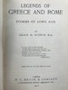 1912年 希腊与罗马传奇故事集 16幅插图 全真皮精装36开 商品缩略图3