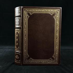 限量版！沃尔特・惠特曼《草叶集》 配插图 富兰克林图书馆豪华皮装本