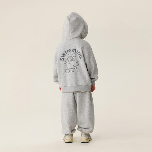 马克珍妮冒险小熊男童休闲连帽套装2026年春装新款560012 商品图1