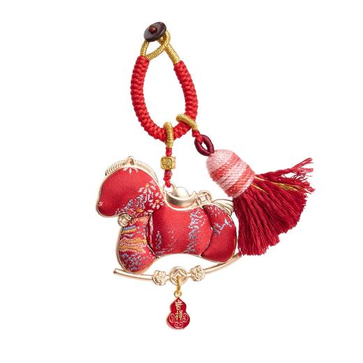 马年手工宋锦挂件车挂钥匙扣手机书包包diy配件装饰挂饰挂链 商品图2