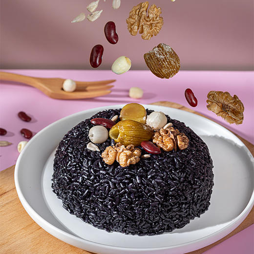乾红乌米八宝饭礼盒装 内含 390g/袋 乌米豆沙/乌米芋泥/ 节日送礼 商品图10