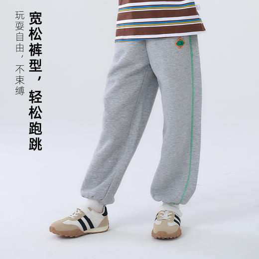 【7A抗菌】棉花堂25年户外针织童装长裤FA52116YX 商品图2