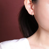 【梦圆】S925纯银镀金圆圈耳饰【CW-EJ00758】 商品缩略图3