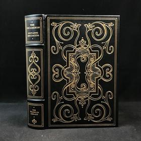 限量版！含藏书票 乔万尼・薄伽丘《十日谈》 配插图 富兰克林图书馆豪华皮装本