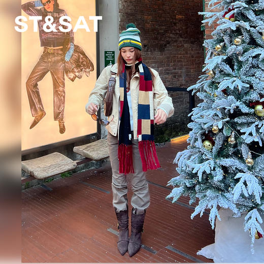 【绒里可选】星期六褶皱绑带金属扣堆堆靴SSD4116YG0/SSD4118YHF 商品图2