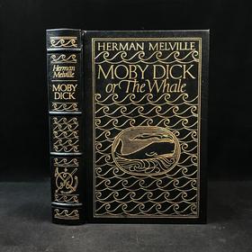 赫尔曼・梅尔维尔《白鲸记》配多幅精美彩色插图 豪华皮装