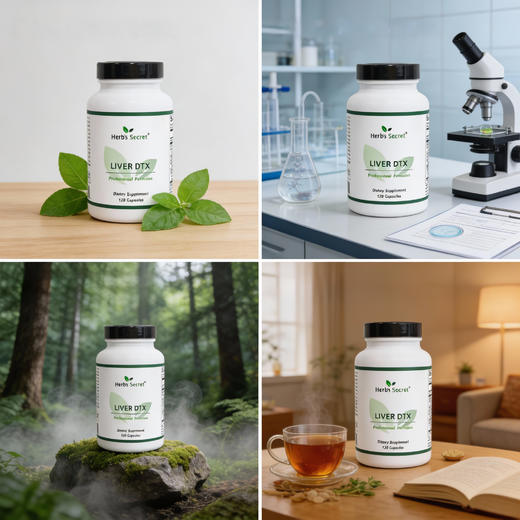 Herb's Secret Liver DTX 肝脏健康胶囊120粒 商品图9