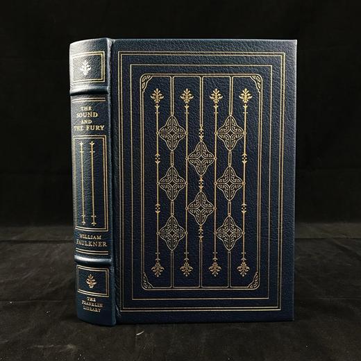 限量版！威廉・福克纳《喧哗与骚动》 配插图 富兰克林图书馆豪华皮装本 商品图0