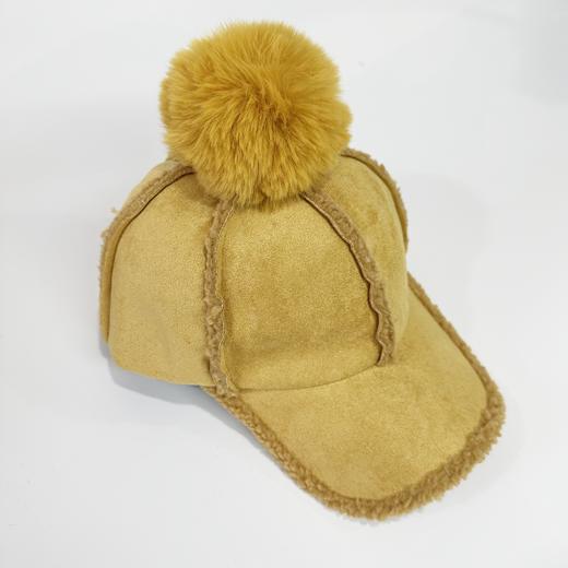 壁虎瑜伽【2512PJ472】 秋冬麂皮绒保暖棒球帽（5天发货） 商品图6