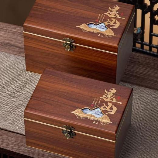 远山【棕木纹.半斤散茶箱】25元1套.整箱 18 套 商品图1