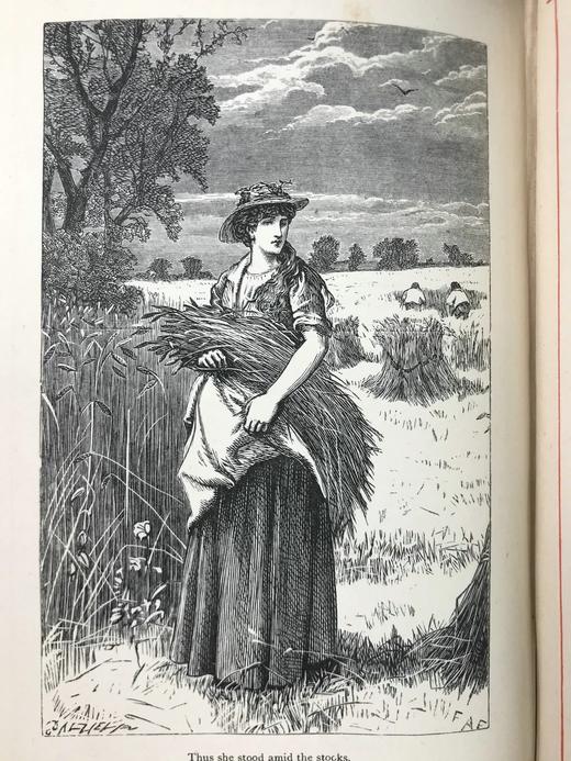 约1880年代 托马斯·胡德诗集 配多幅插图 全真皮精装36开 商品图9