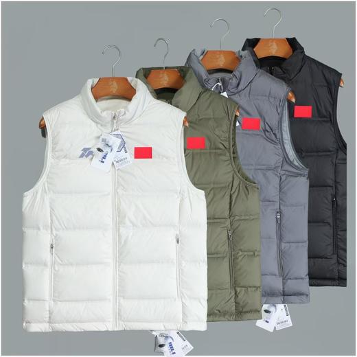 【25双面羽绒马甲】双层胆布保暖正反两穿男女同款90鸭绒马甲03h 商品图2