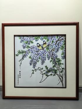 紫气东来瓷板