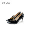 Dfuse迪芙斯2026春季新款尖头交叉带亮面漆皮细高跟鞋DFE1111005 商品缩略图7