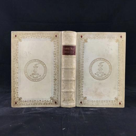 【拉丁语/希腊语】工坊特装本！1850年 塞文河的花环 配插图 全犊皮（vellum）精装32开 商品图0