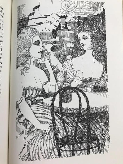 限量版！埃米尔・左拉《娜娜》 配插图 富兰克林图书馆豪华皮装本 商品图6