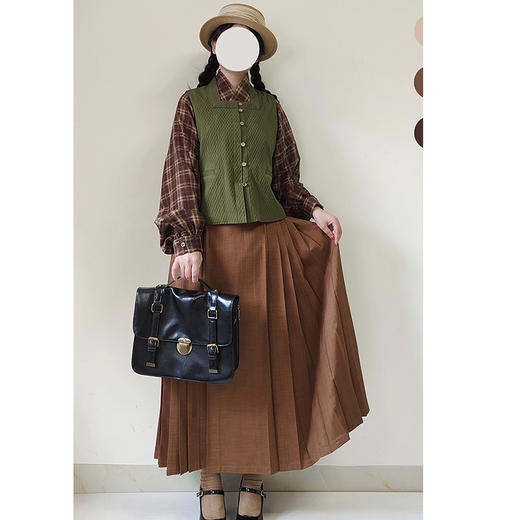 裁缝学苑AH107明制汉服比甲交领衫马面裙套装纸样女装上衣半裙三件套样板 商品图2