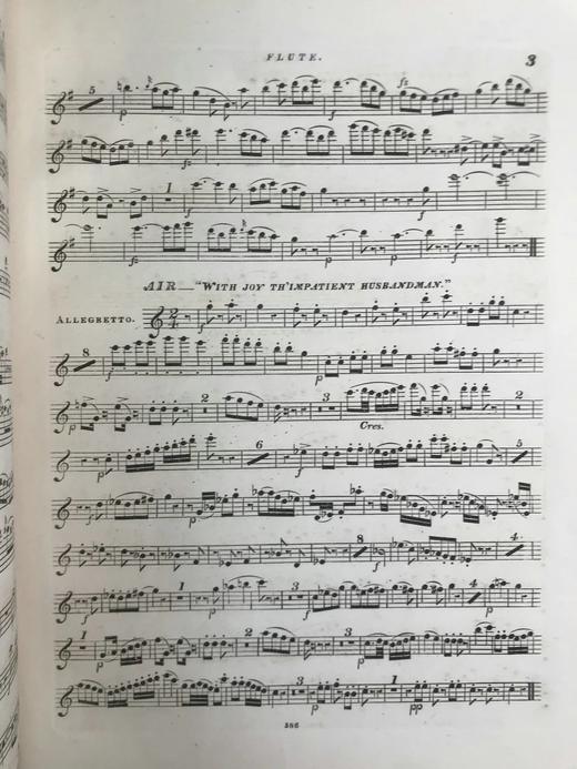 35.5*26.5cm！约19世纪中后期 长笛四重奏乐谱集 真皮精装 商品图3